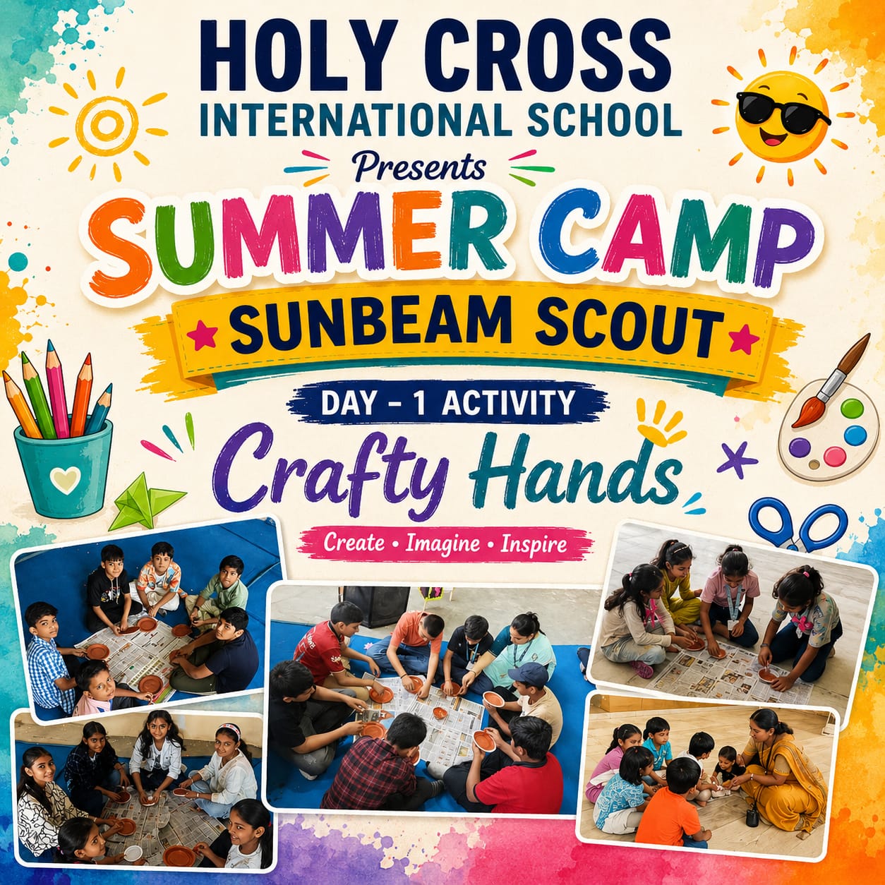 DAY-1 SUMMER CAMP (CRAFTY FINGERS